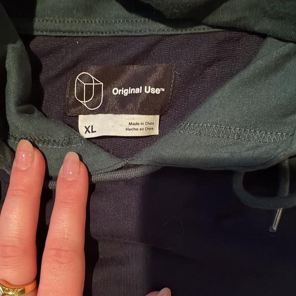 Original Use color block hoodie - Picture 2 of 3